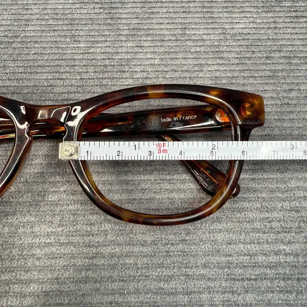 Vintage Tortoise Shell Cat Eye Y2K Eyeglass Frames Made in France Retro Style